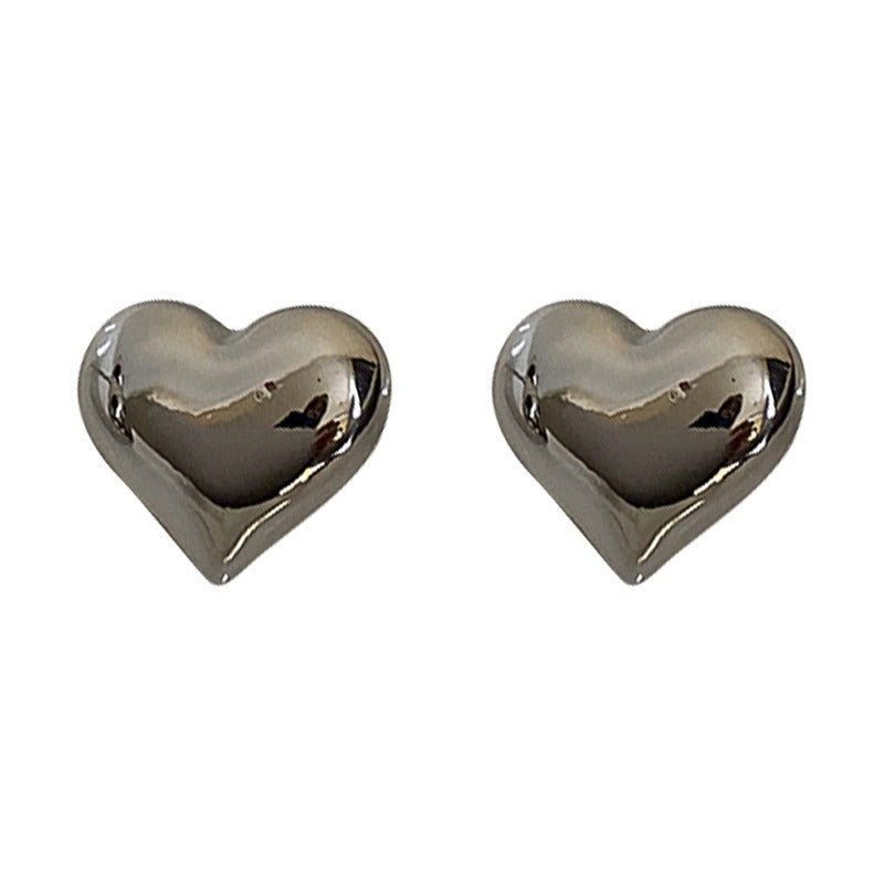 Chic 3D Heart Shaped Earrings