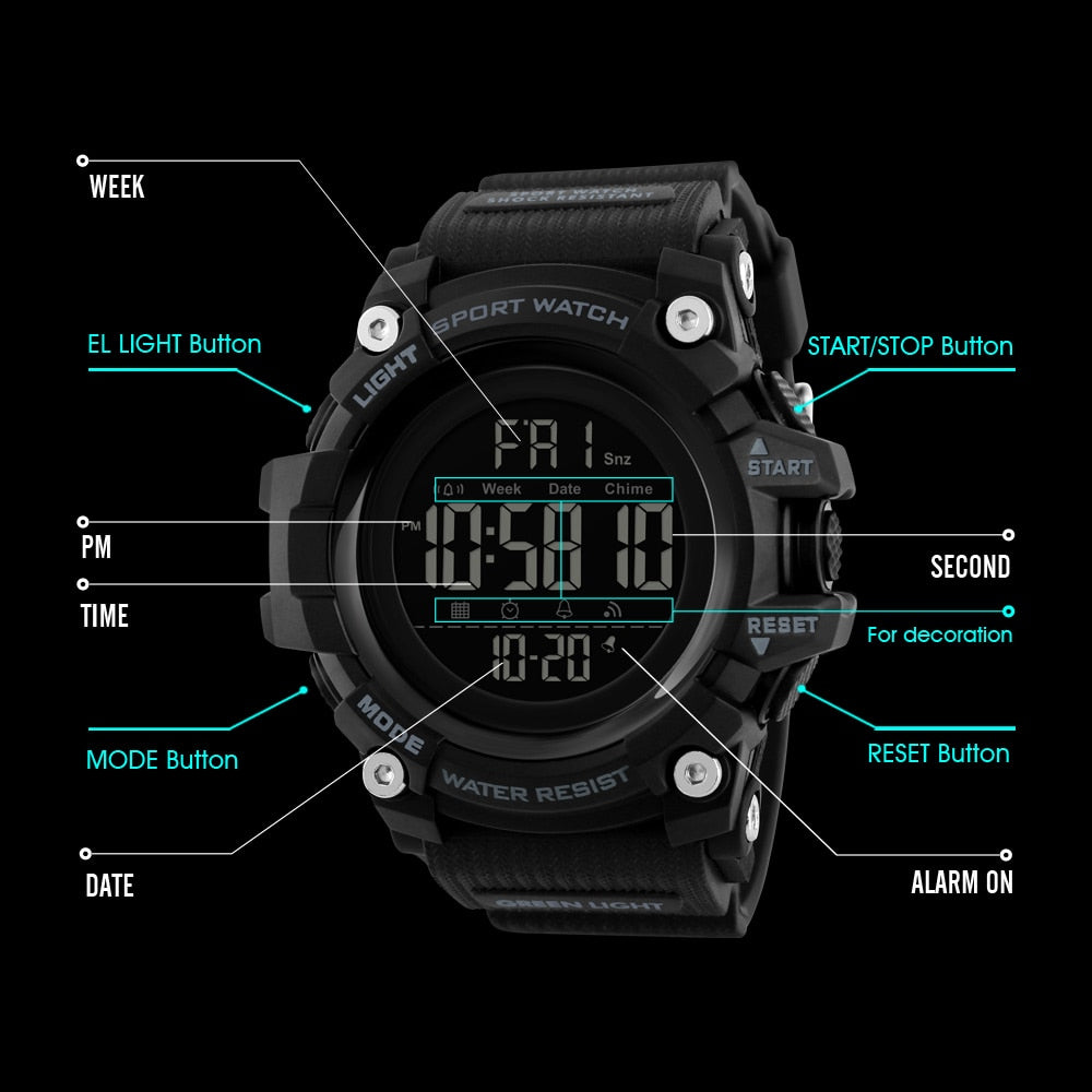 Men's Waterproof Sport Watch