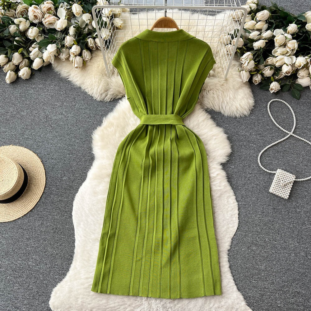 Elegant Knitted Summer Dress