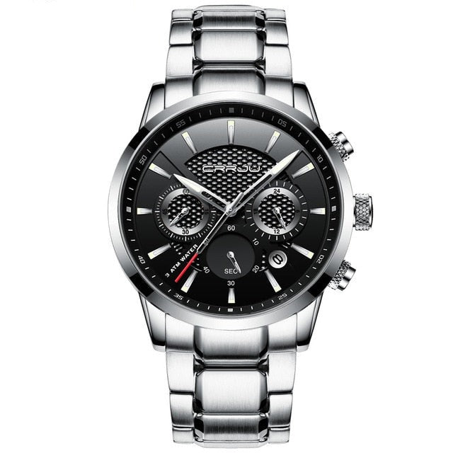 Watch 30mm Waterproof Steel Watch