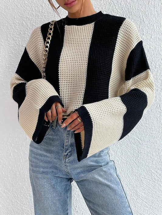 Elegant Striped Pullover