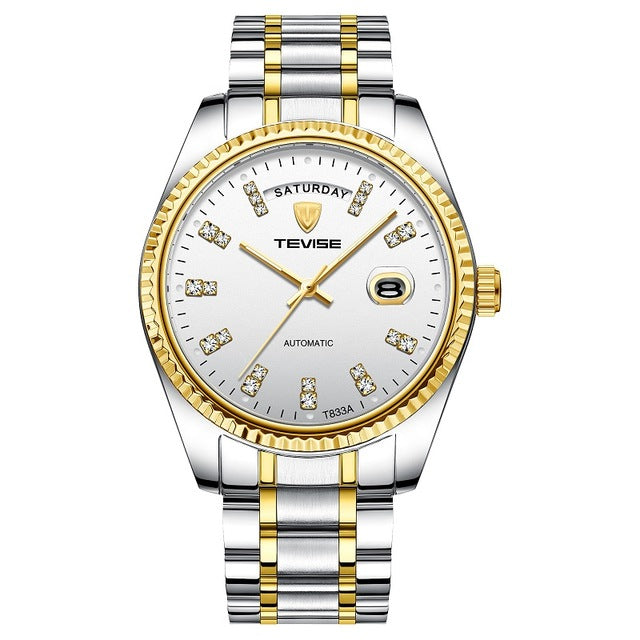 Luxury Golden Automatic Mechanical Watch