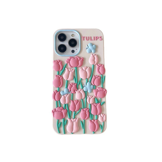 Tulip Bush Apple Phone Case