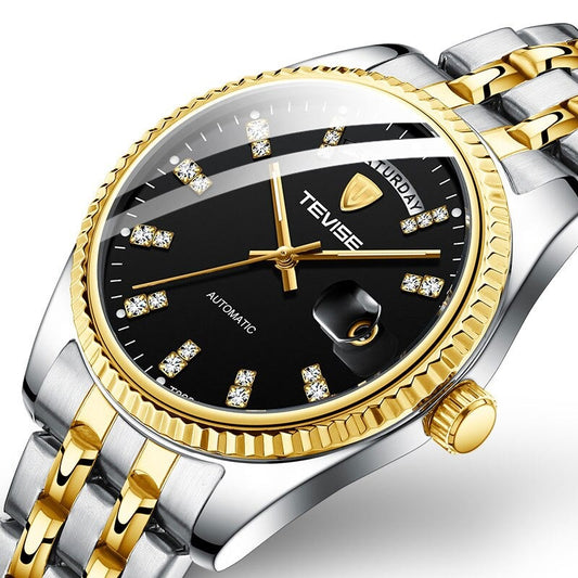 Luxury Golden Automatic Mechanical Watch