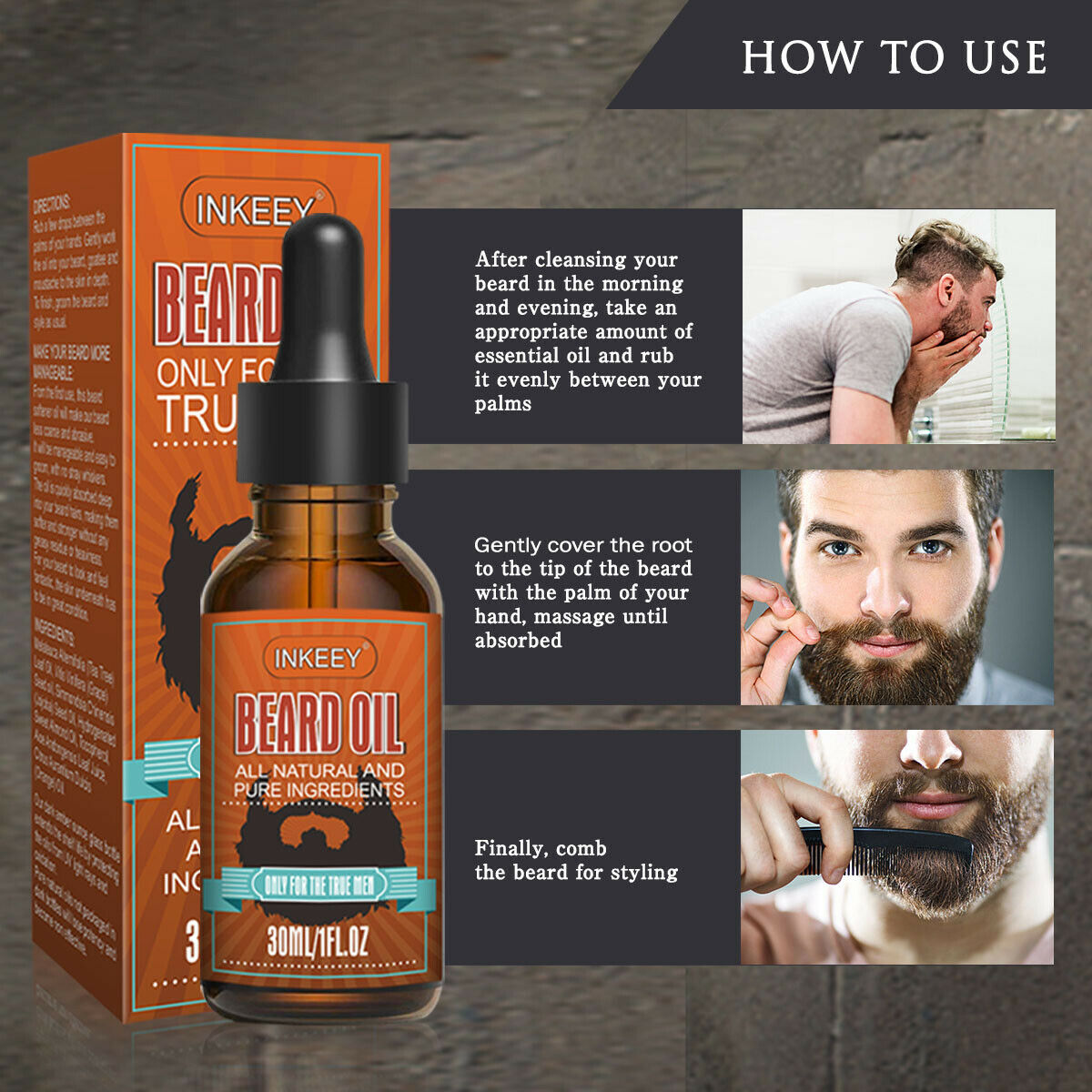 Beard Oil For Hair Growth Serum