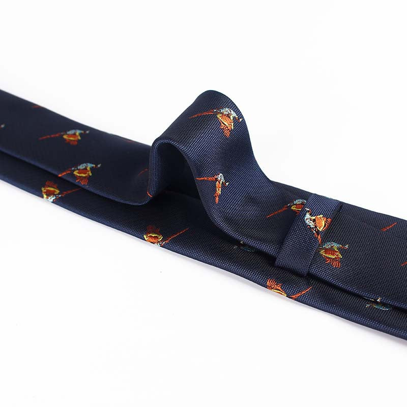 Bird Design Multi Color Tie For Men