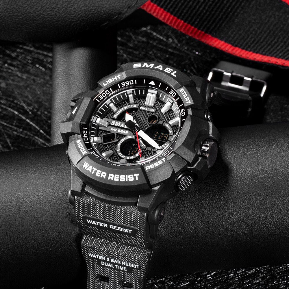 Watches Military 50m Waterproof Sport Watch