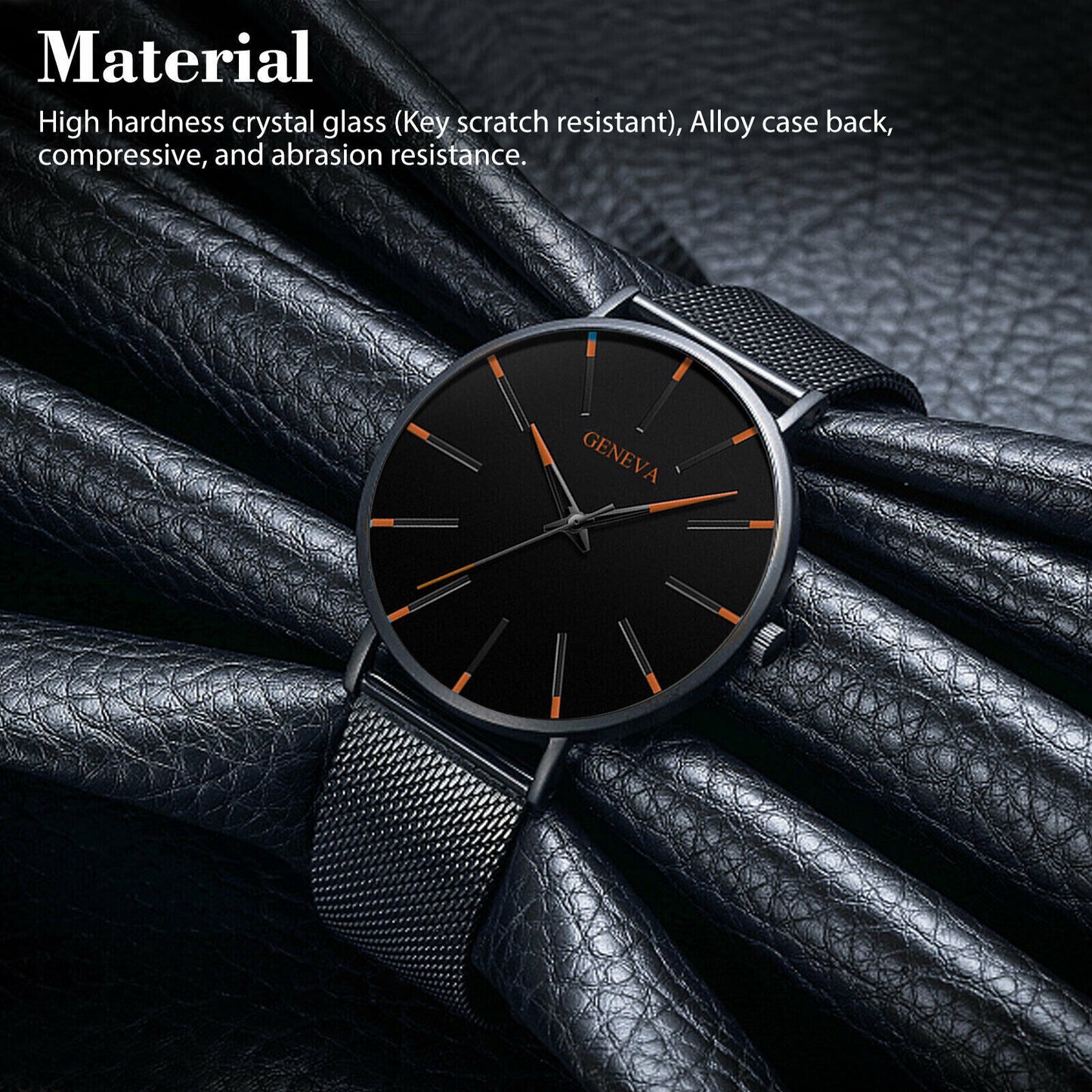 Quartz Watch Stainless Steel Ultra Thin