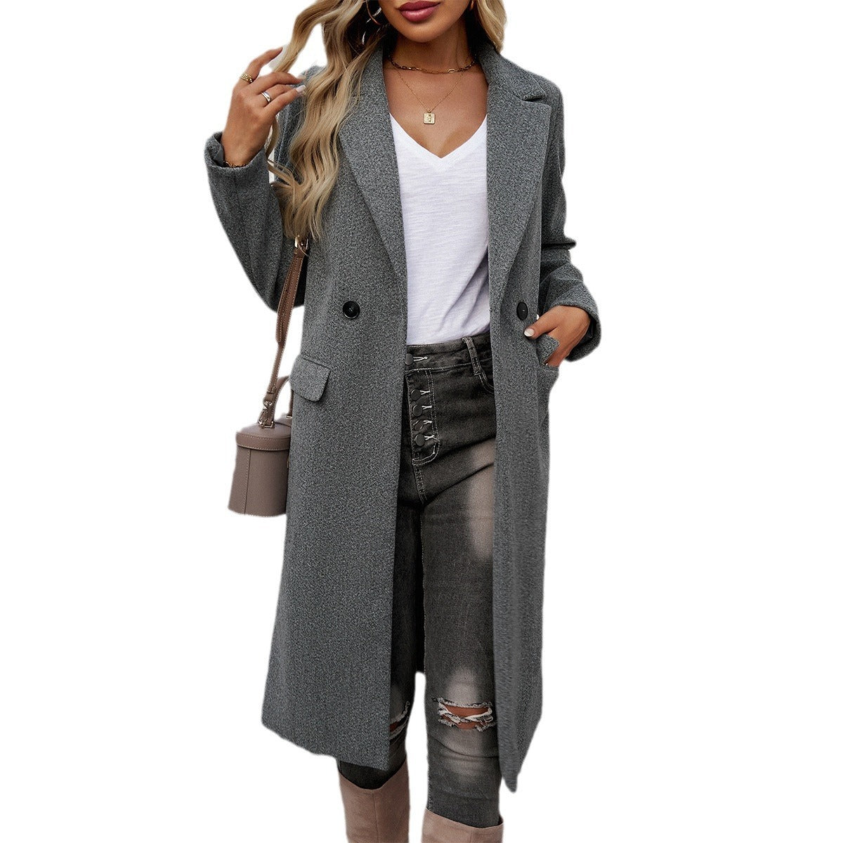 Casual Long Overcoat