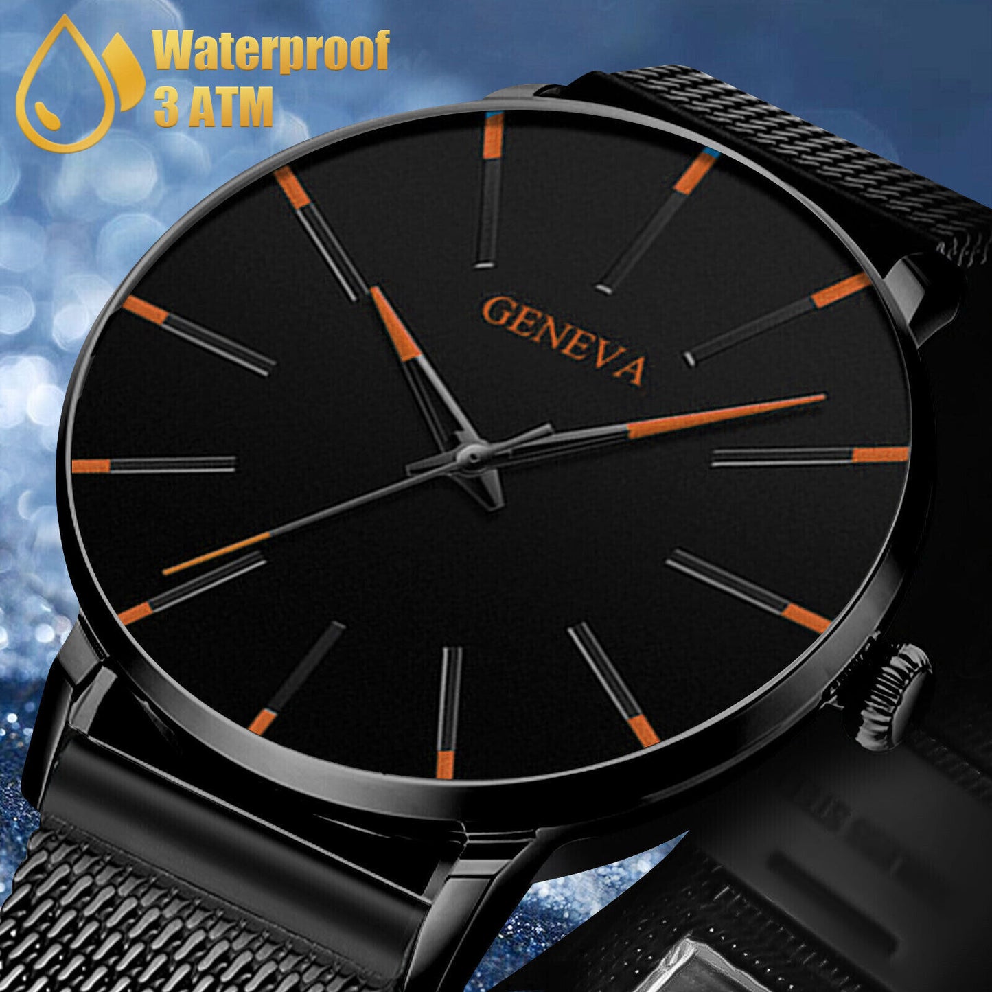 Quartz Watch Stainless Steel Ultra Thin