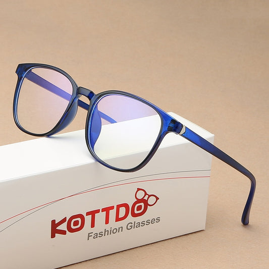 Retro Anti-blue Light Transparent Glasses