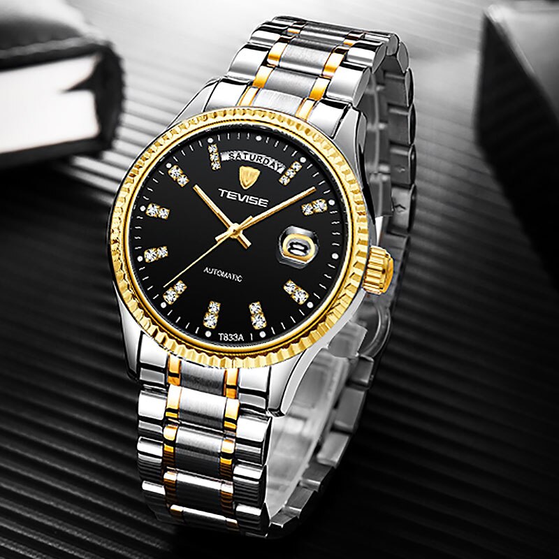 Luxury Golden Automatic Mechanical Watch