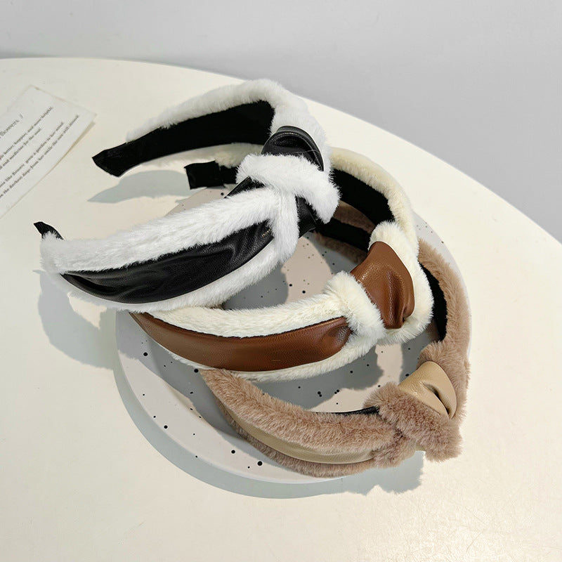 Vintage Imitation Leather Headband