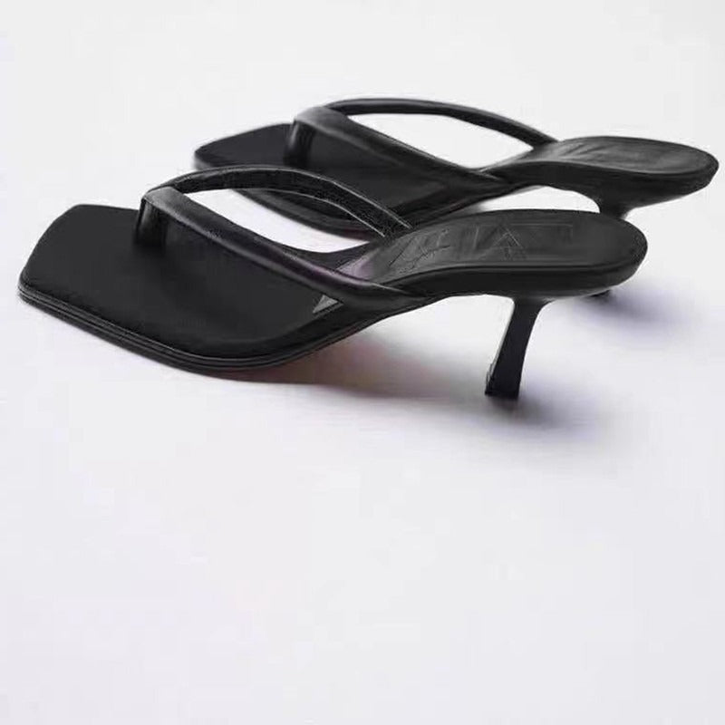 Slender Medium Heels Sandals