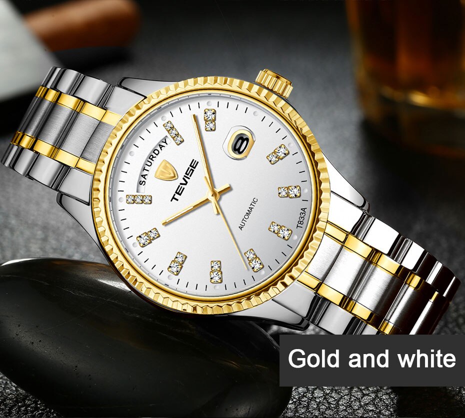 Luxury Golden Automatic Mechanical Watch