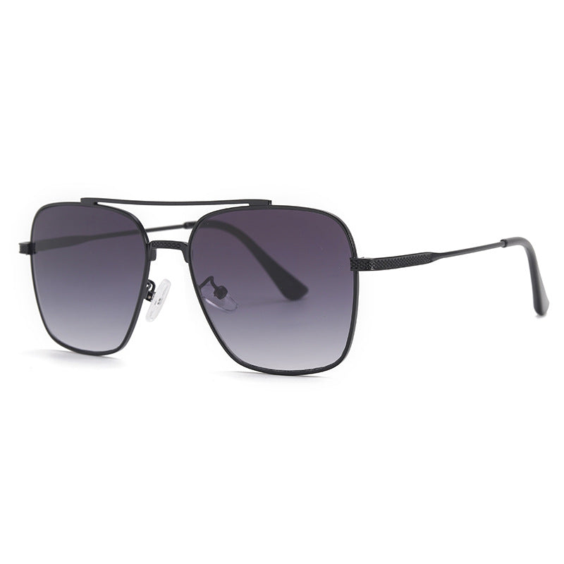 Double Beam Stylish Metallic Sunglasses For Men