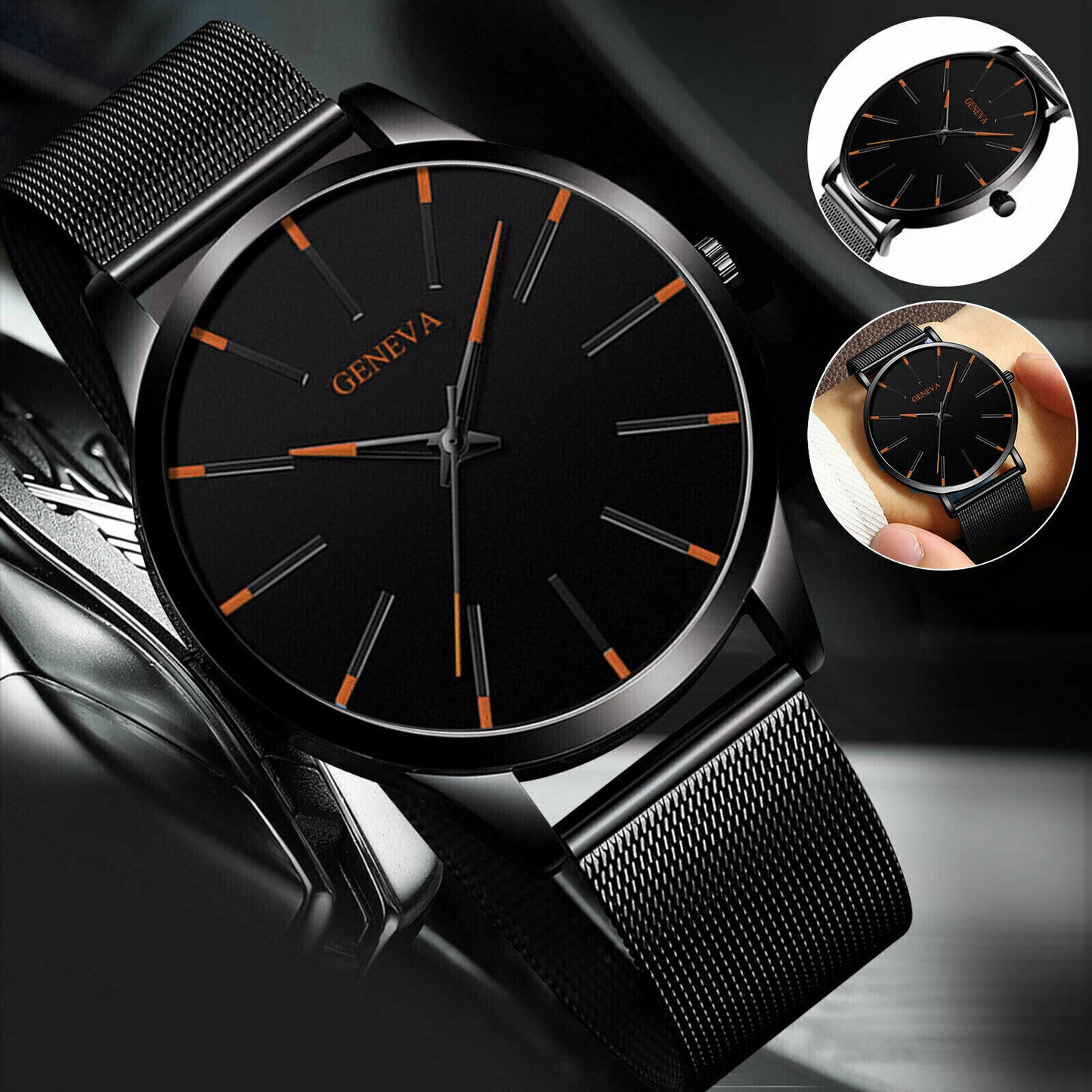 Quartz Watch Stainless Steel Ultra Thin