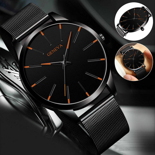 Quartz Watch Stainless Steel Ultra Thin