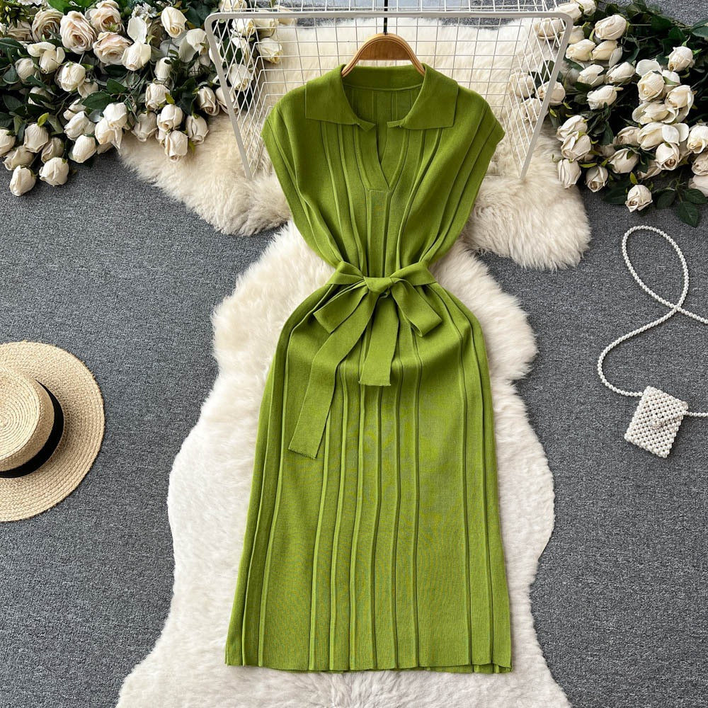 Elegant Knitted Summer Dress