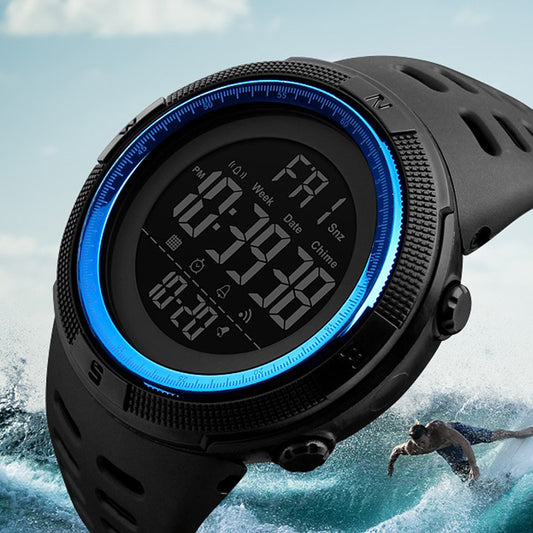 Men's Sports Watches 50m Waterproof Digital LED