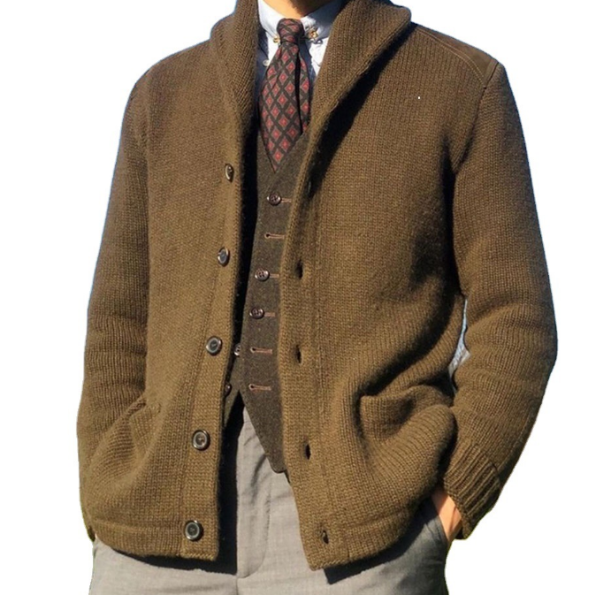 Men's Knitted Coat