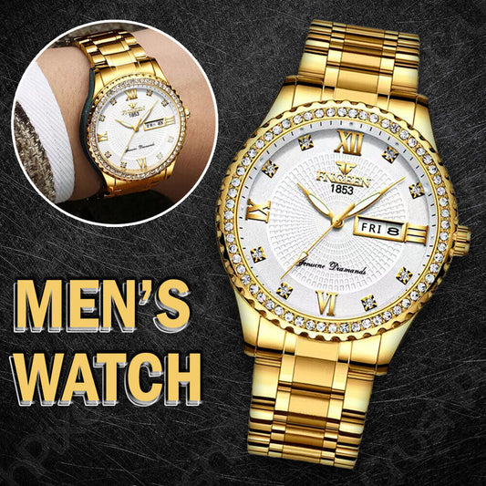 Watch Gold Classic Stainless Steel Quartz