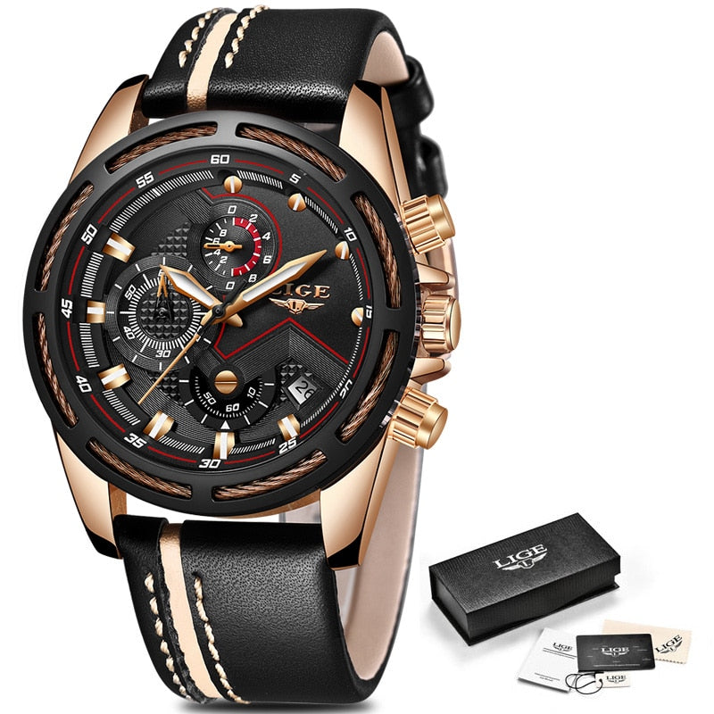 Luxury Gold Waterproof Watch