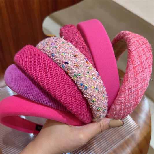 Large Pink Headband Collection