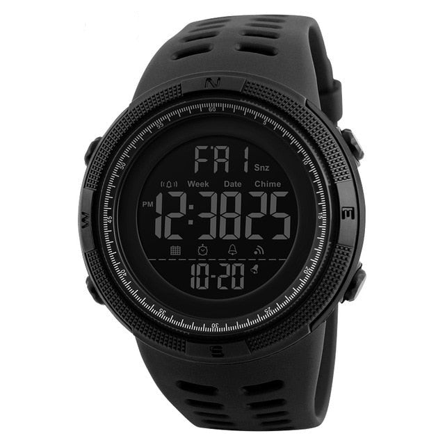 Men's Sports Watches 50m Waterproof Digital LED