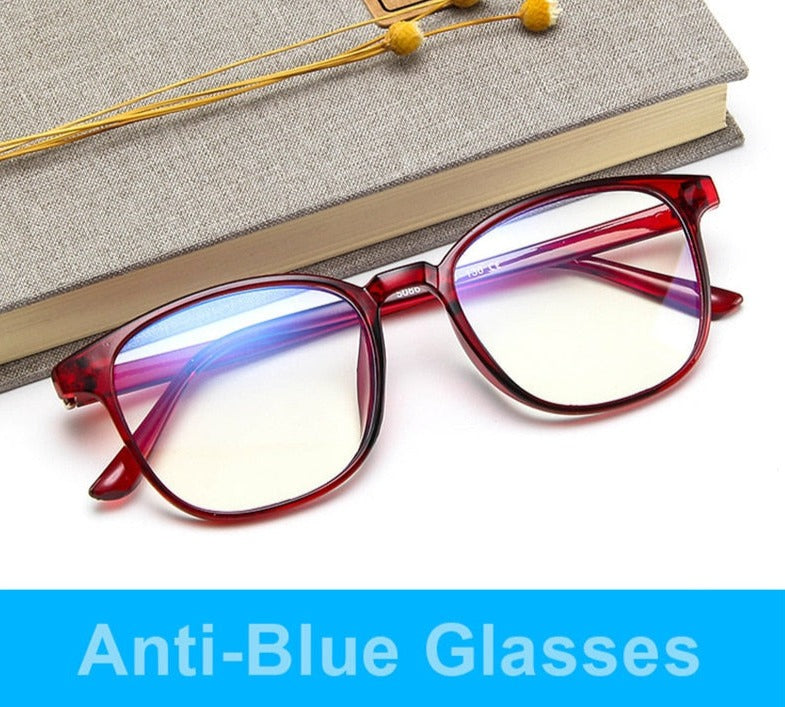 Retro Anti-blue Light Transparent Glasses