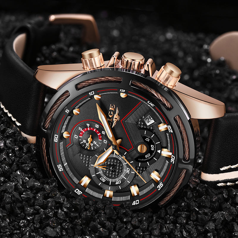 Luxury Gold Waterproof Watch