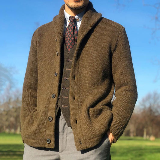 Men's Knitted Coat