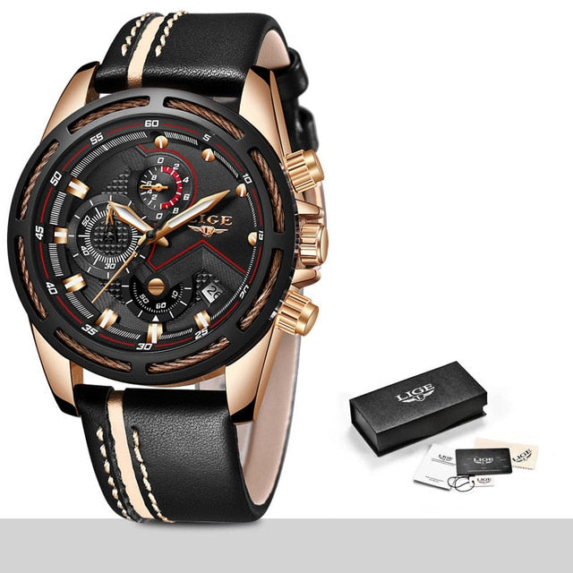 Luxury Gold Waterproof Watch