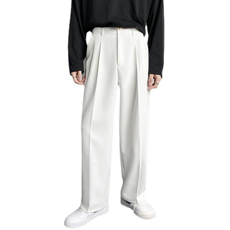 Loose Straight Wide Leg Trousers