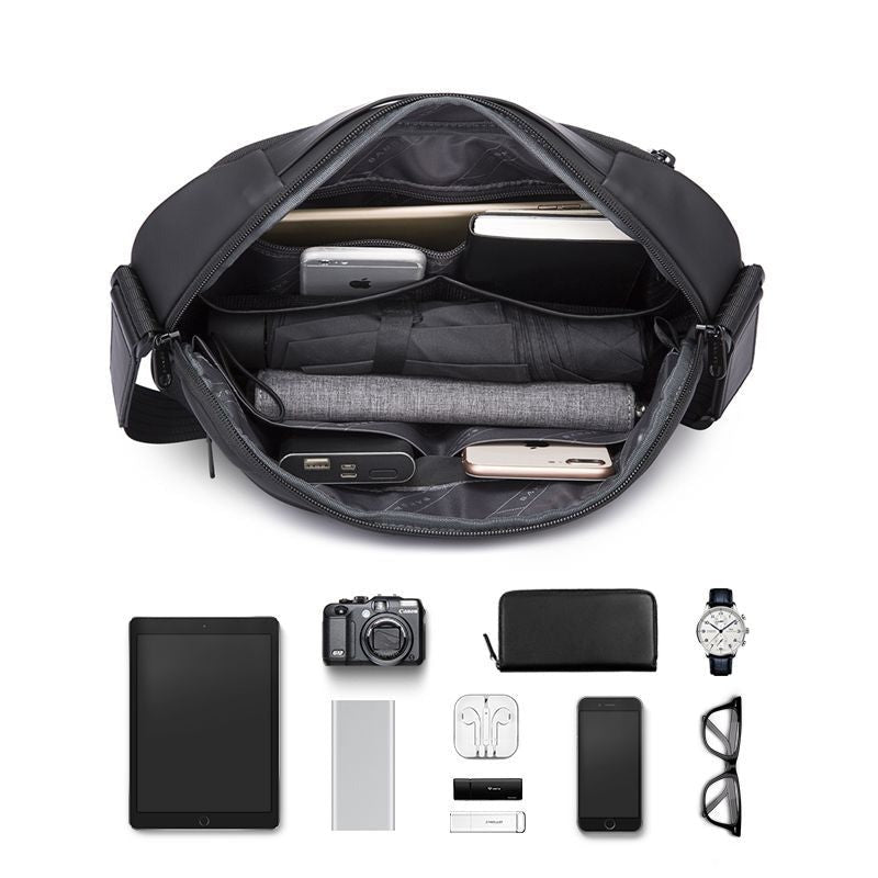 Men's Waterproof Single Shoulder Messenger Bag