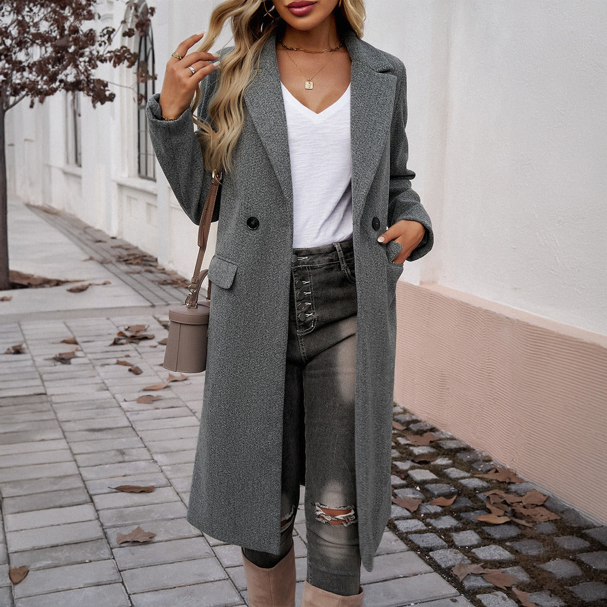 Casual Long Overcoat