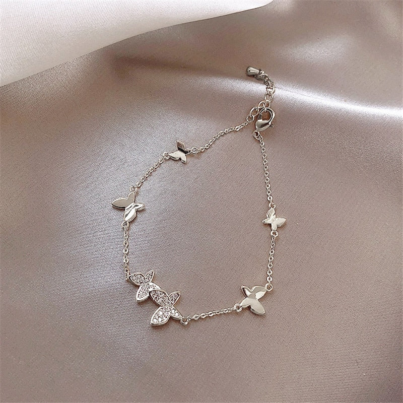 Butterfly Pendant Bracelet