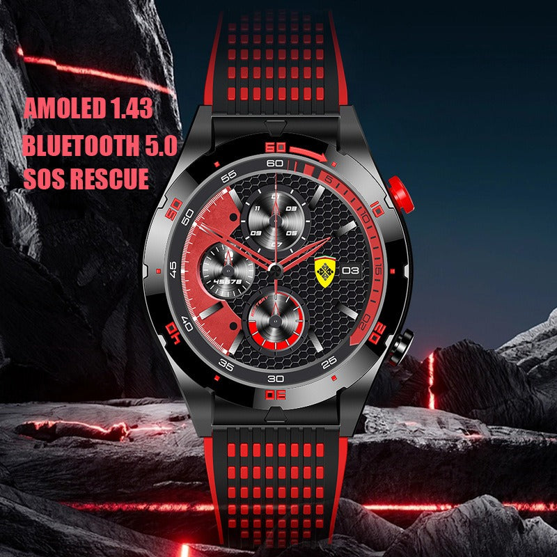 Smart Watch For Men With Rubber Strap