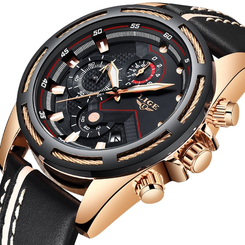 Luxury Gold Waterproof Watch