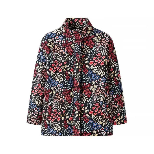 Fashionable and Casual Printed Jacket