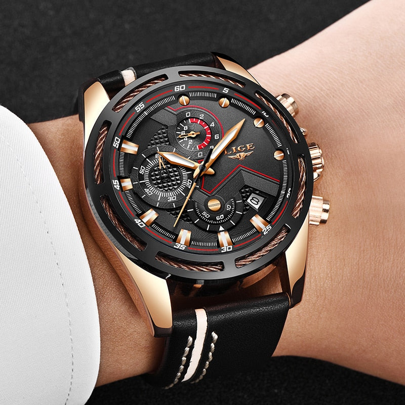 Luxury Gold Waterproof Watch