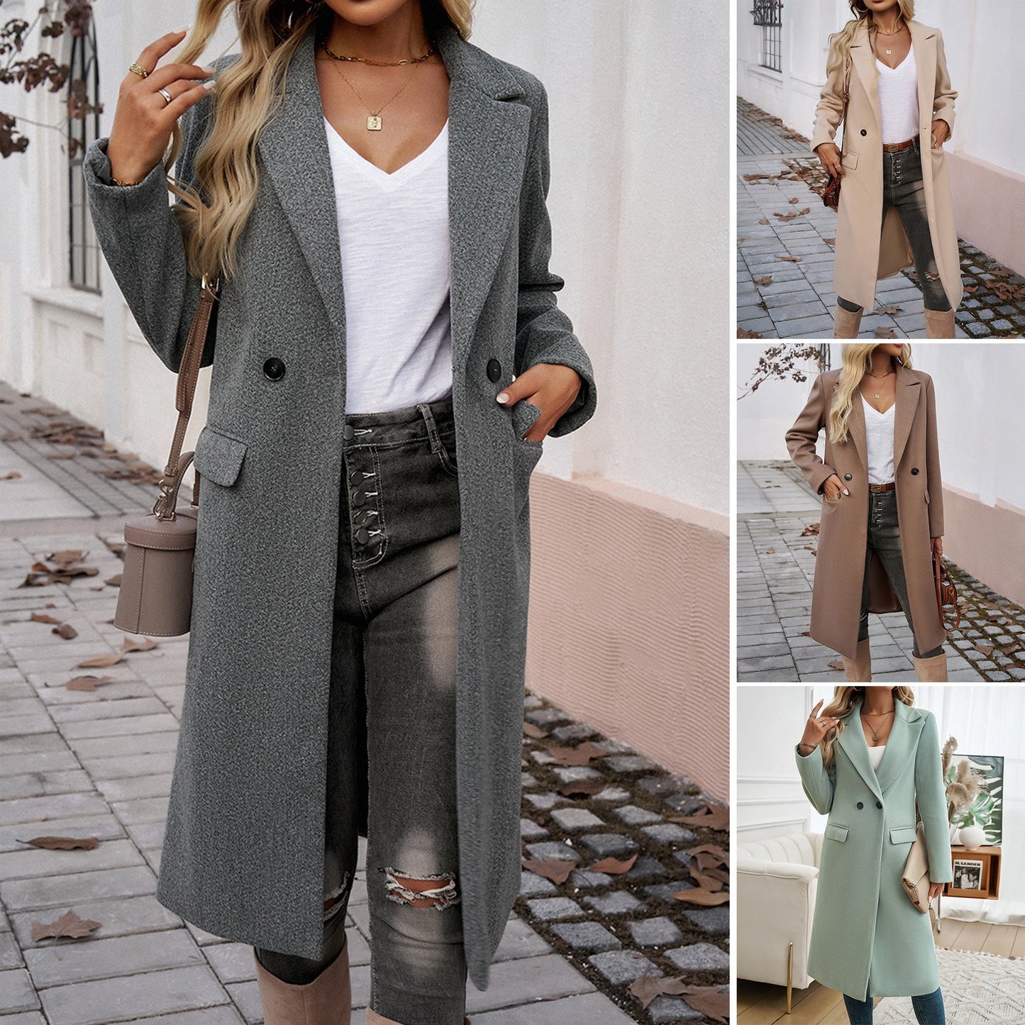 Casual Long Overcoat