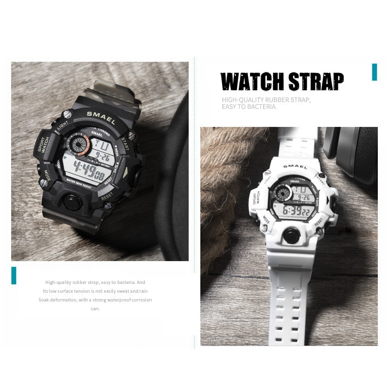 Digital Watch 50M Waterproof