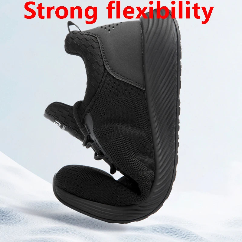 Breathable Slip On Steel Toe Safety Shoes