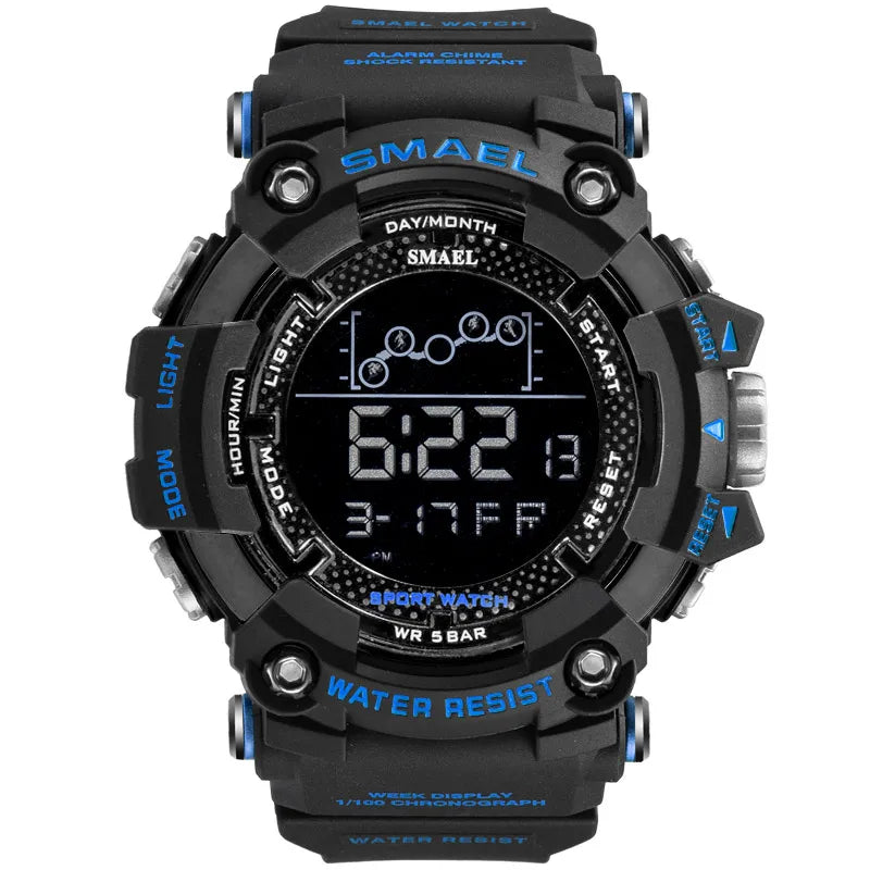 Military Style Water Resistant Sport Watch