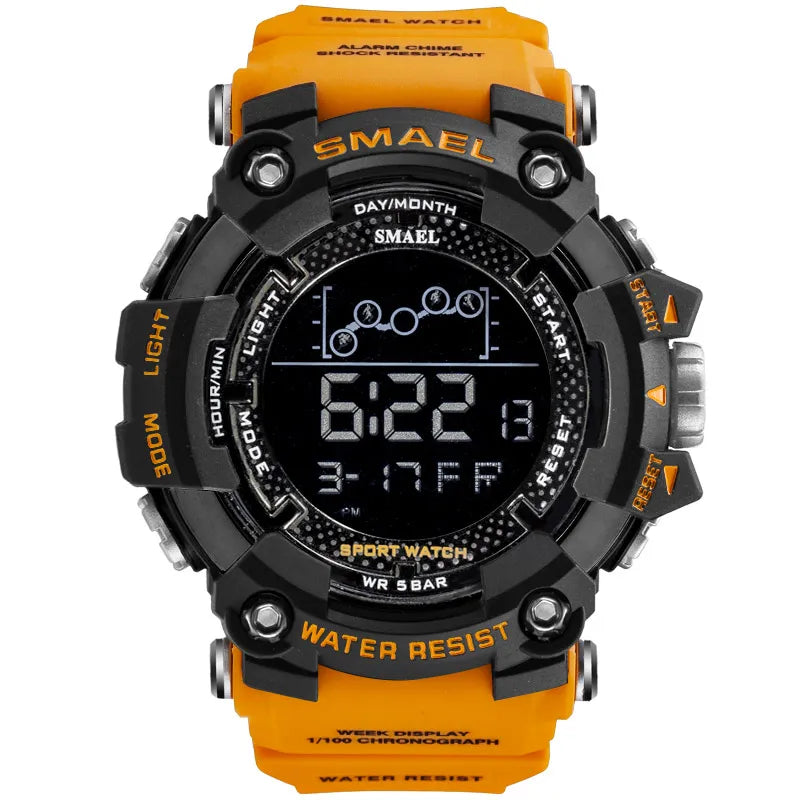 Military Style Water Resistant Sport Watch