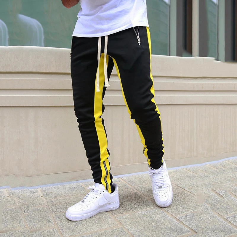 Men's Tracksuit Bottoms Skinny Sweatpants Trousers