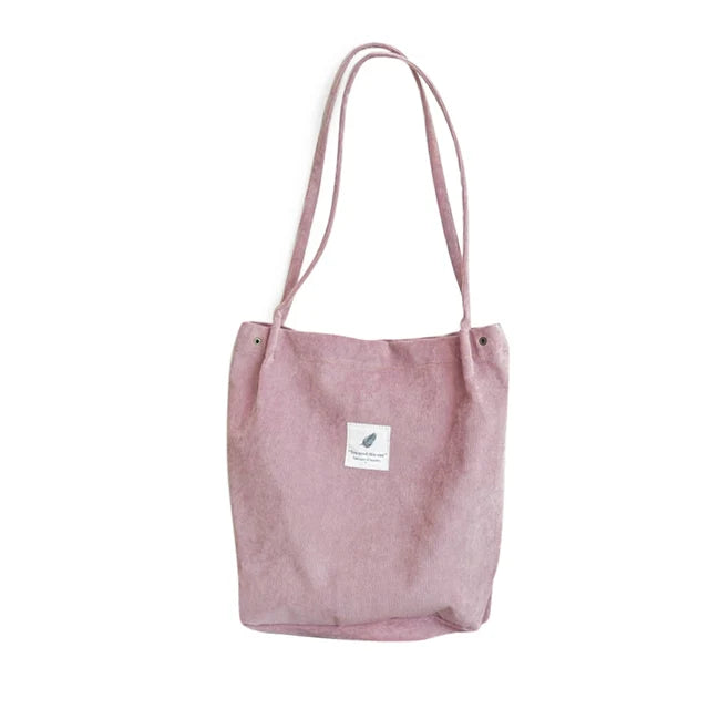 Corduroy Reusable Tote Bag