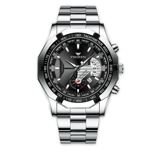 Casual Stainless Steel Watch