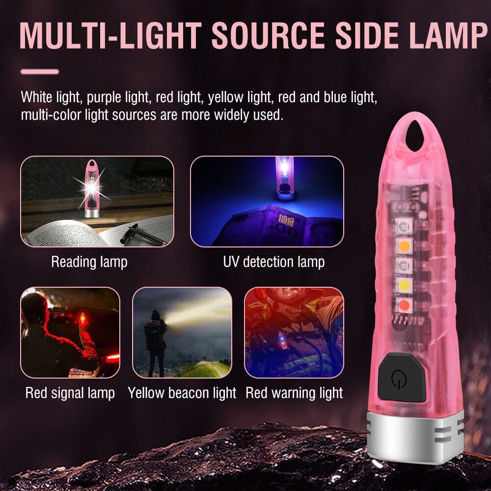 Rechargeable Small Mini Pocket LED Flashlight